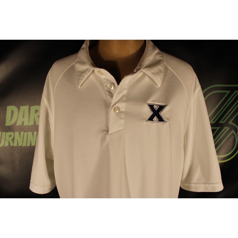 Nike University of Xavier Dry Fit Polo Size‎ Large White